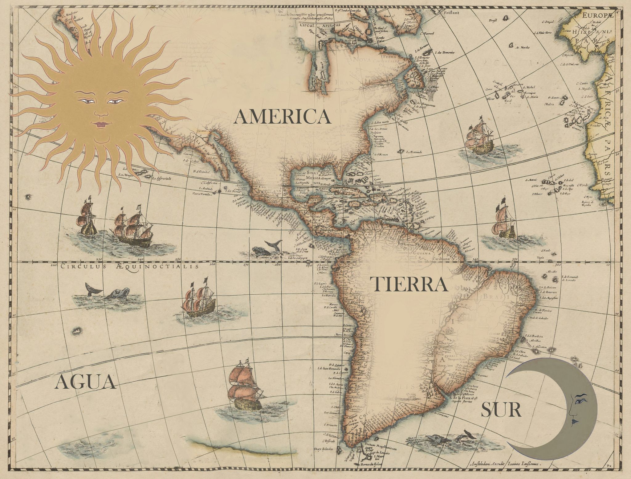 Mapa de Latinoamérica |La Malinche