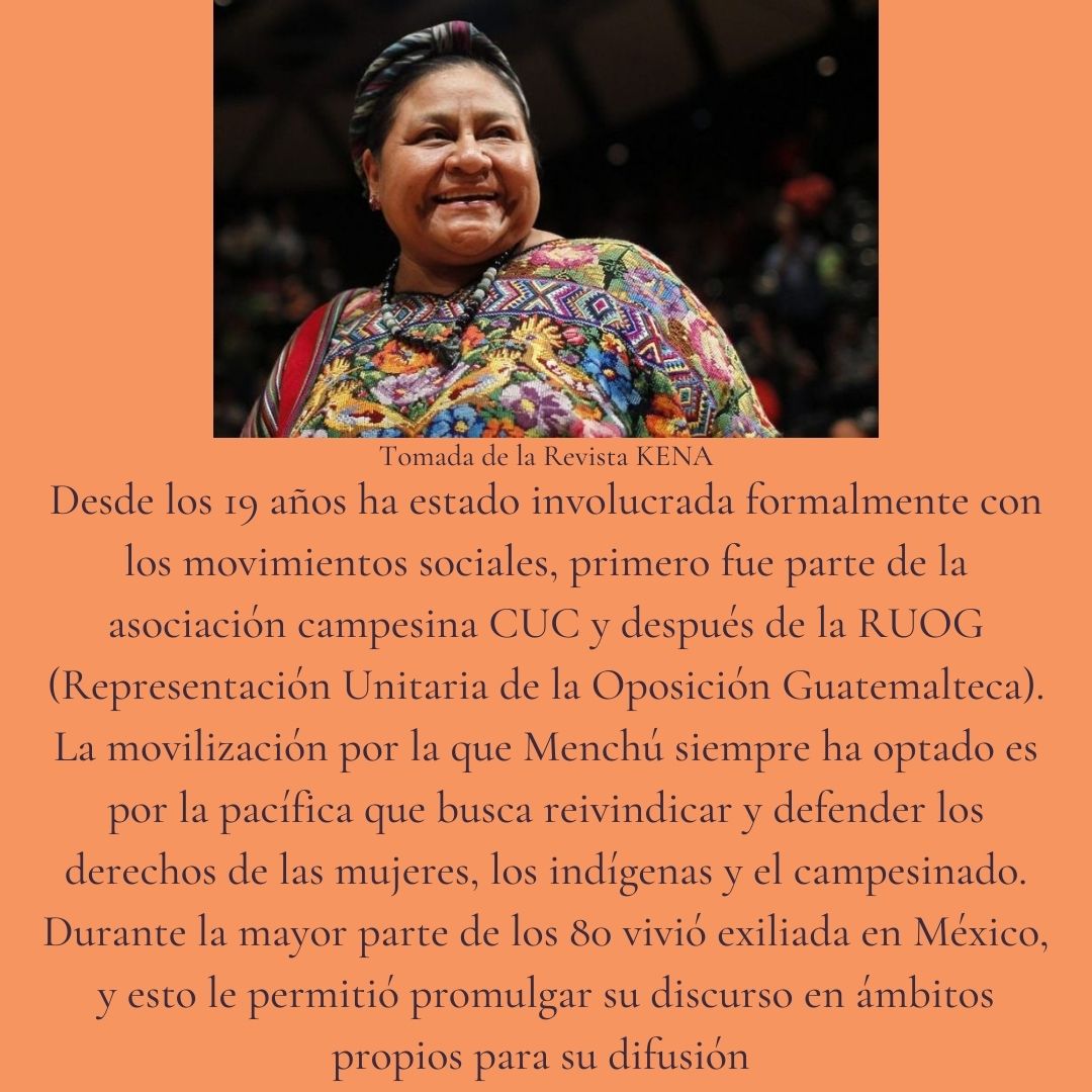 Rigoberta Menchú | La Malinche Blog