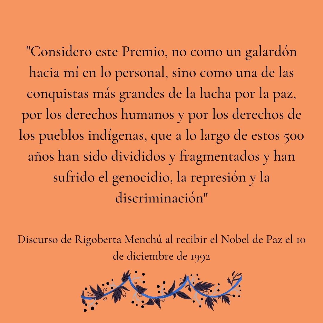 Rigoberta Menchú | La Malinche Blog