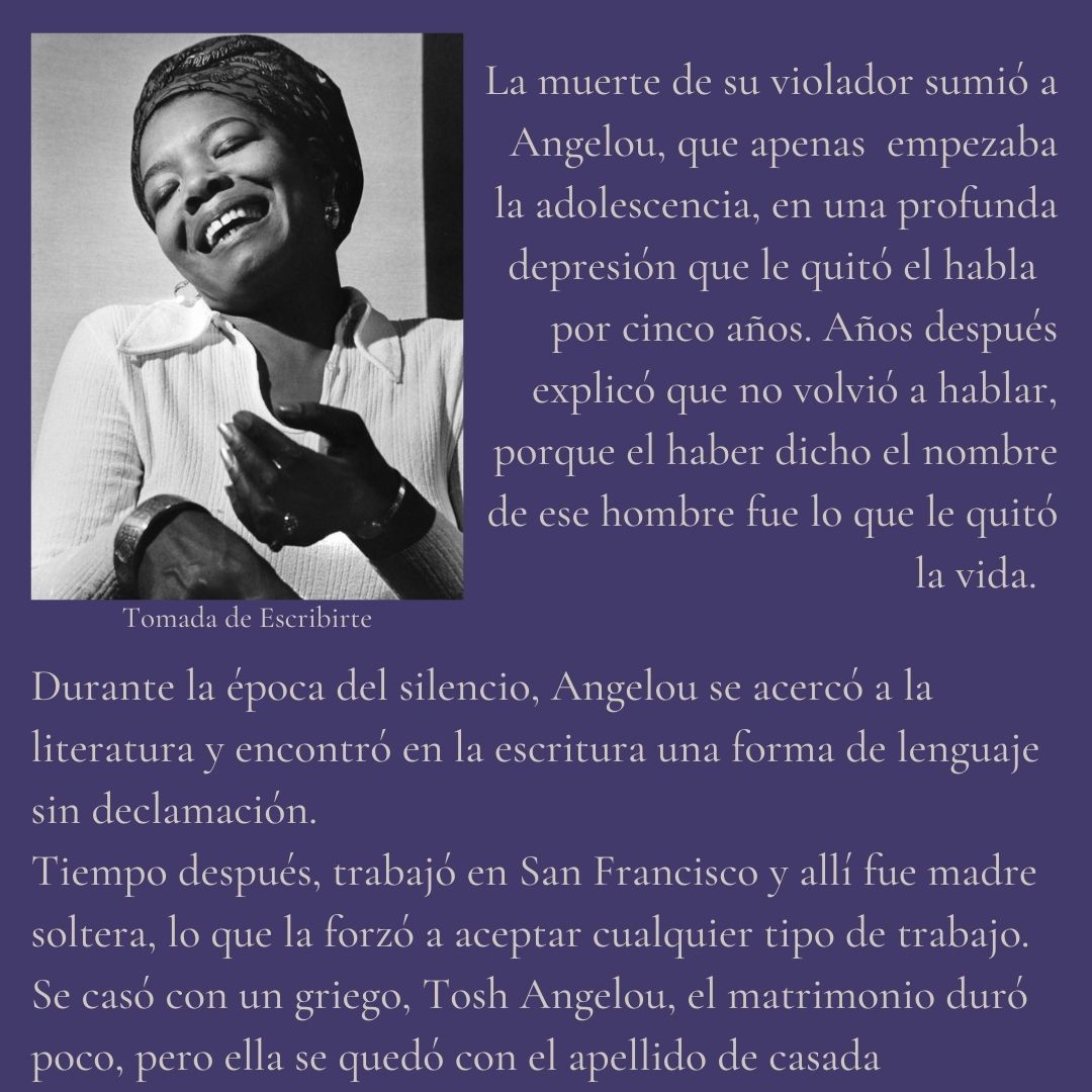 Maya Angelou | La Malinche sale de visita