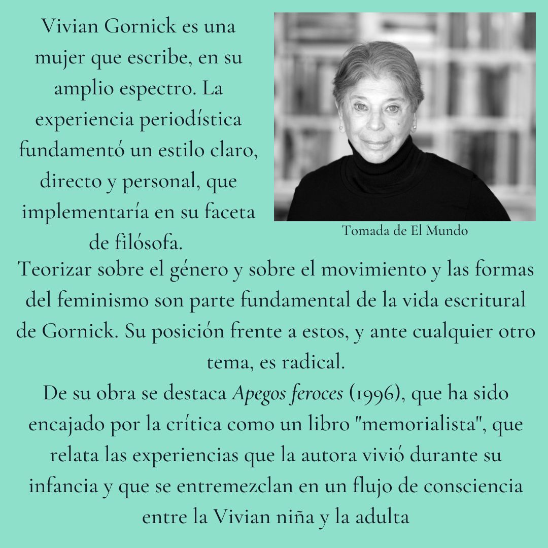 Vivian Gornik | La Malinche sale de visita